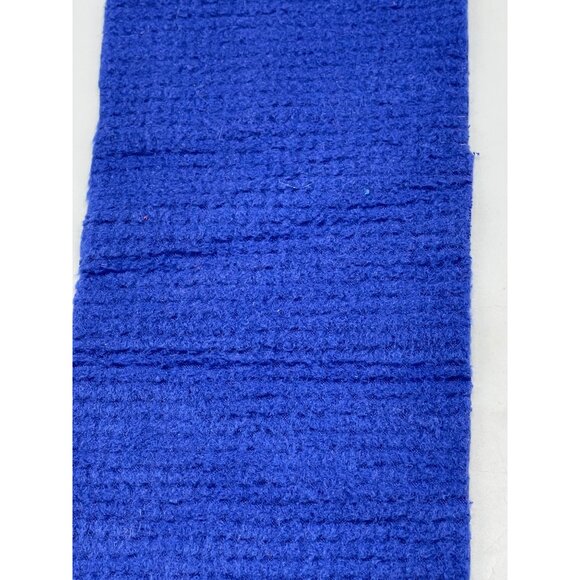handmade fleece scarf blue soft winter 60x5.5"" READ new - Picture 4 of 5